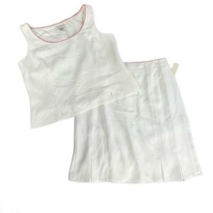 Vintage Amanda Smith 2pc skirt set women’s size 14 (perfect Barbie costume!)